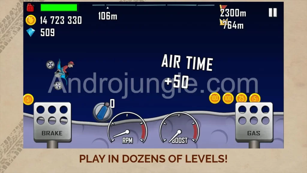 Hill Climb Racing 2 Mod Apk 1.57.0 + Cheats Hack for android