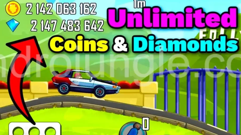 Hill Climb Racing Mod APK Unlimited Money Diamond and Fuel And