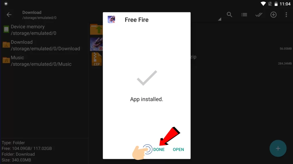 How to install APK and OBB on android